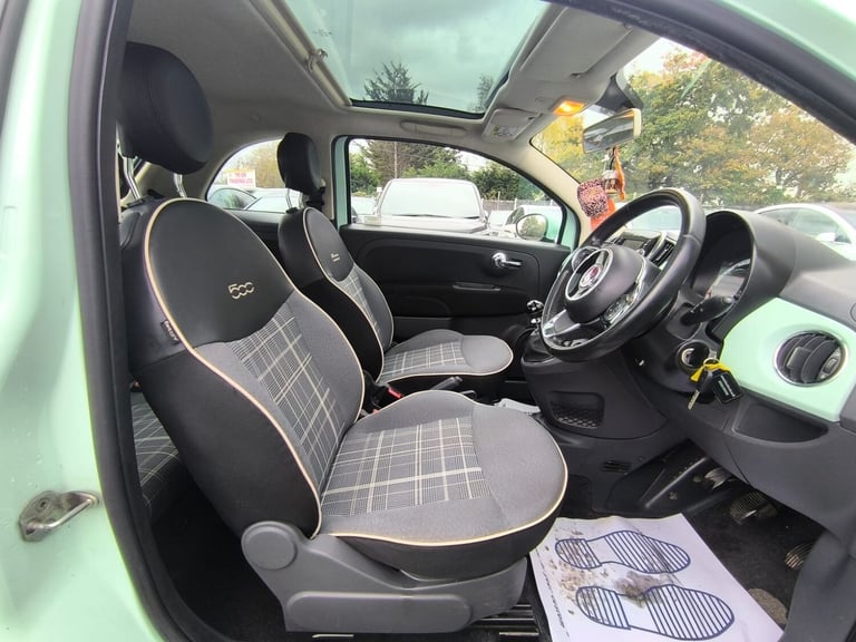 2016 Fiat 500 1.2 Petrol Manual Lounge Sunroof 3dr Euro 6 Road Tax 20  ULEZ Free HATCHBACK Petrol...