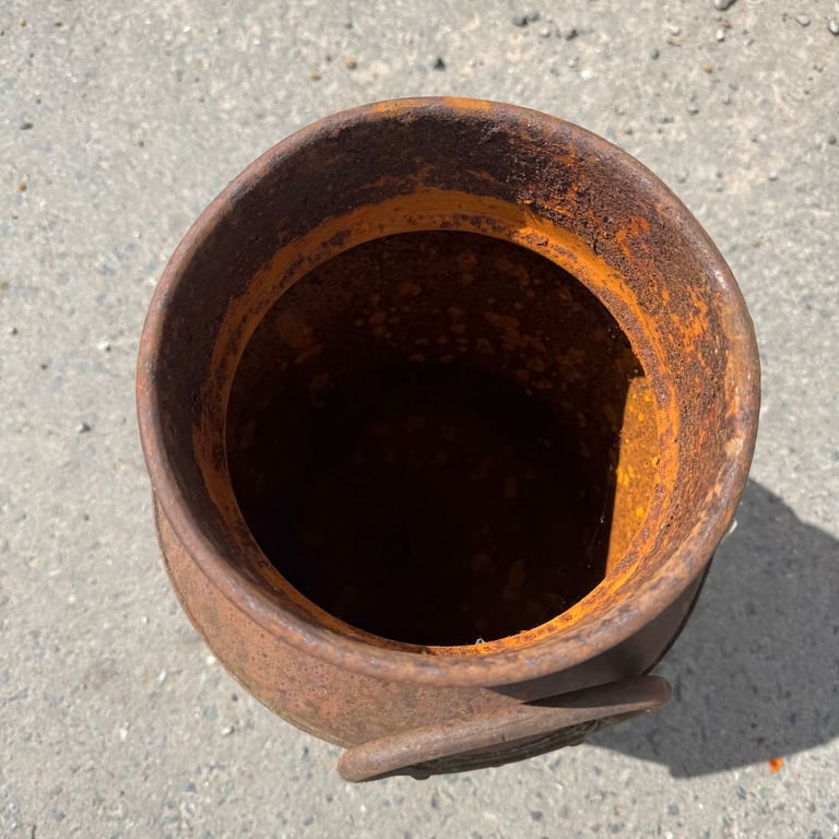 Antique Steel Milk Churn Rustic Planter Pot Wedding Prop Garden Farm