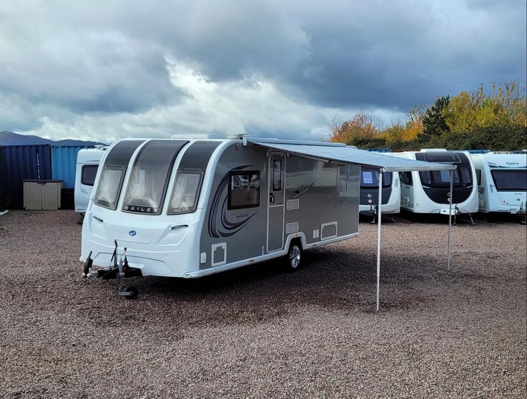 Bailey Pegasus Grande SE Brindisi 2023 Single Axle 4 Berth - 8FT Wide, Fixed Bed