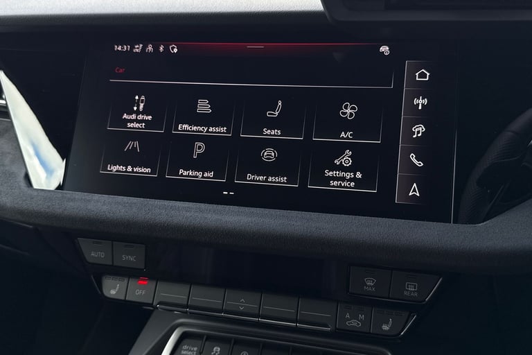 2025 Audi S3 2.0 TFSI Black Edition Sportback S Tronic quattro Euro 6 (s/s) 5dr Hatchback Automatic