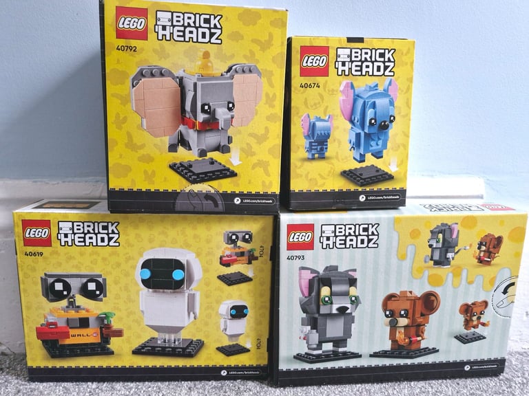 Lego Cartoon Character Brickheadz Sets NEW