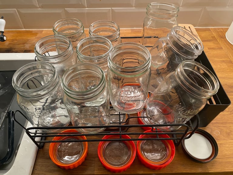 Kilner preserving jars