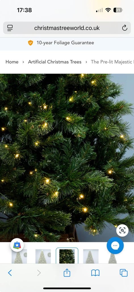 image for 5 foot artificial christmas tree brand new ,paid 90 pound in September going for 60 pound