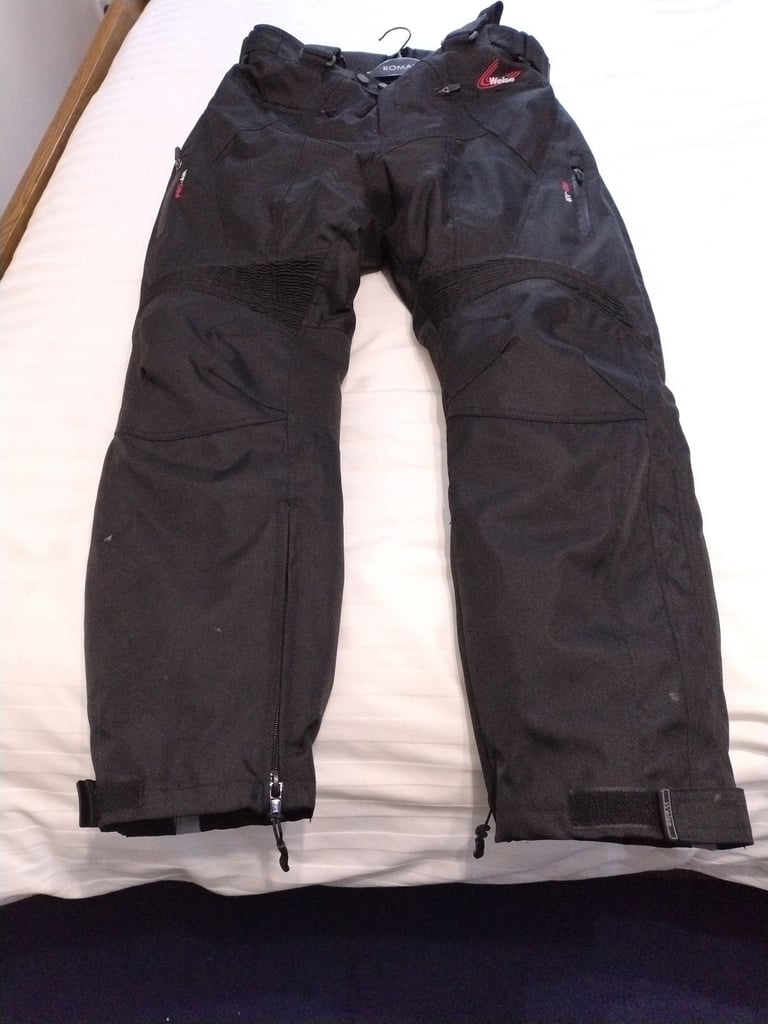 Motorcycle Trousers. Weise Pro Air, Plus, Buffalo Air Flow textile jacket 