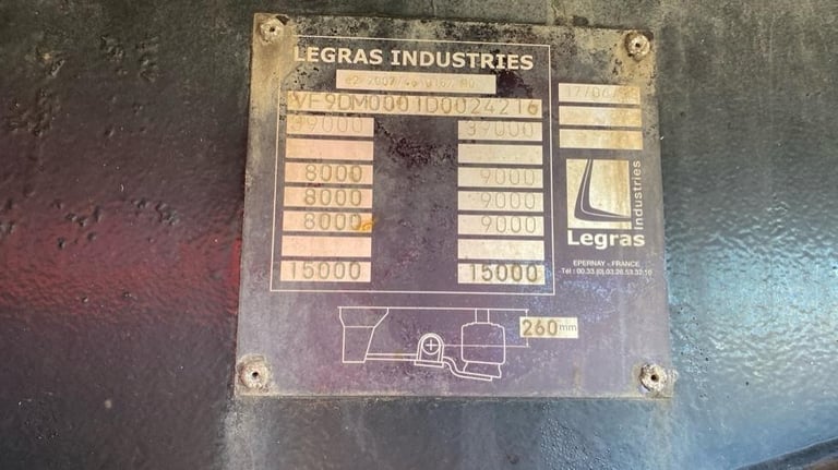 Walking floor 130 Legras 2014 Manual cover Other