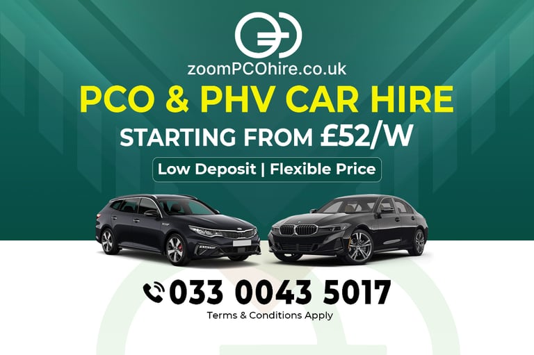 Cheap PCO & PHV Electric Cars MG5, KIA Nero, Tesla Model 3 For Rent