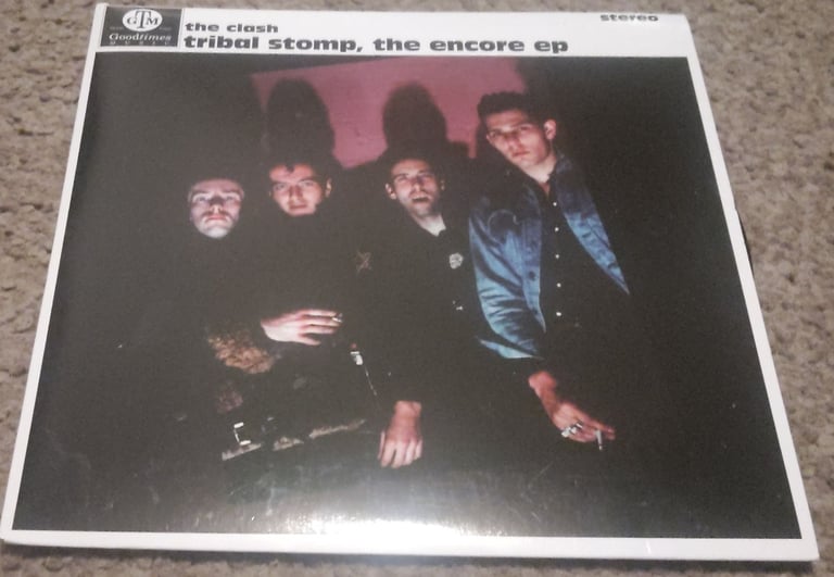 The clash tribal stomp the encore ep Black vinyl 7 inch single mint 