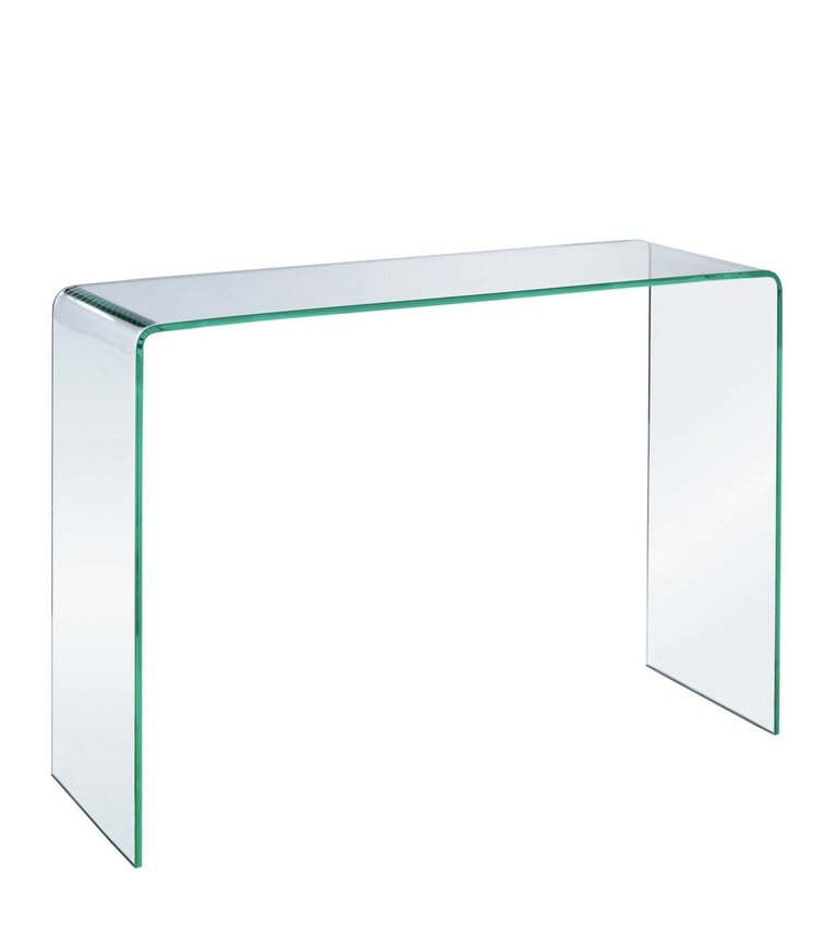Habitat Gala Tempered Glass Console Table
