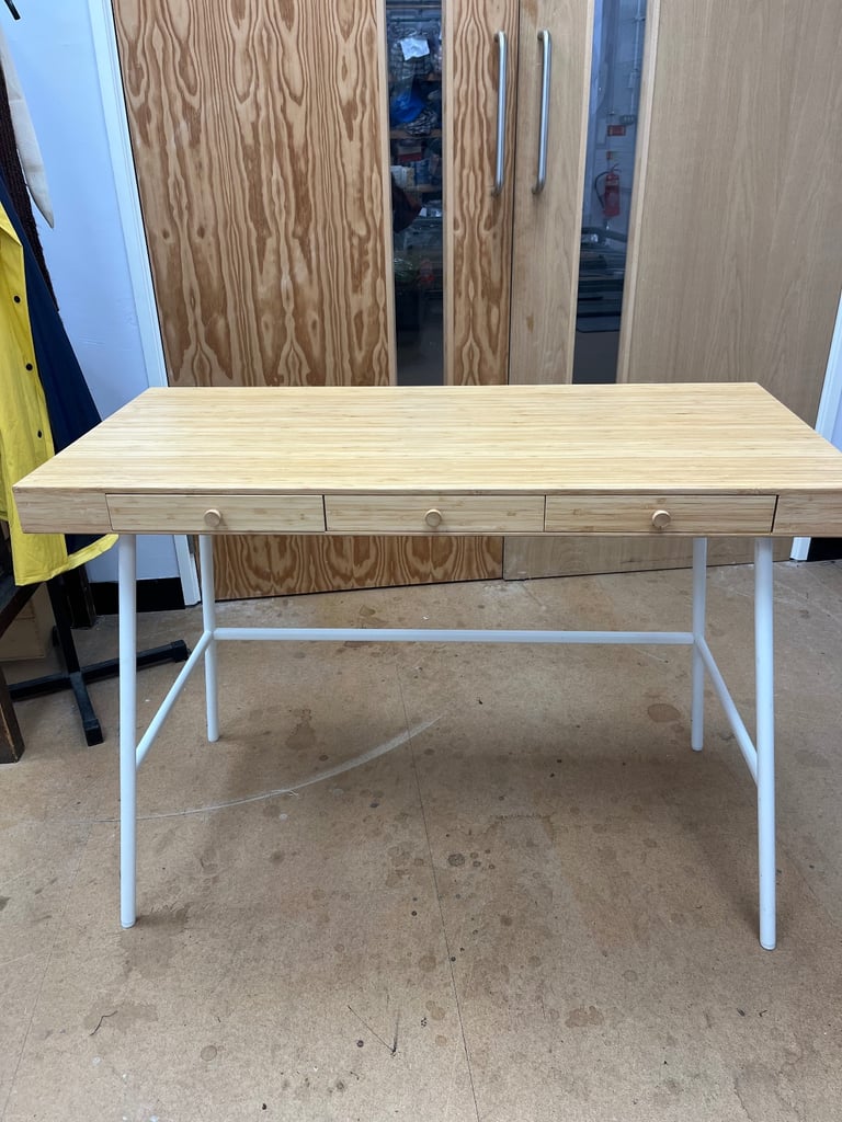 image for Bamboo desk or dressing table with drawers