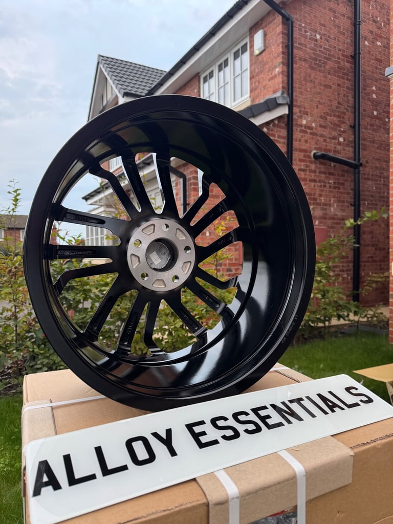 18” Audi RS Style Alloy Wheels in Black Polished Audi A3, A4, A6 etc