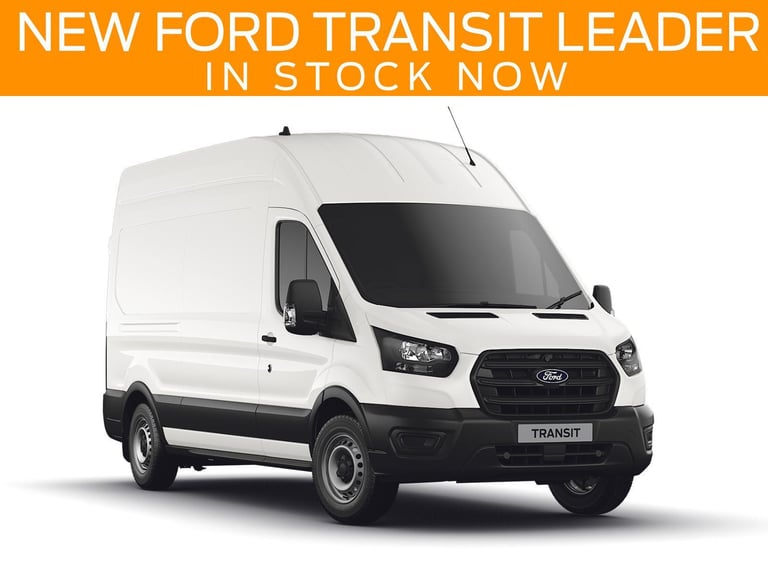 BRAND NEW Ford Transit 350L L3 H2 Leader Van 2.0L 130PS 6 Speed in Frozen White