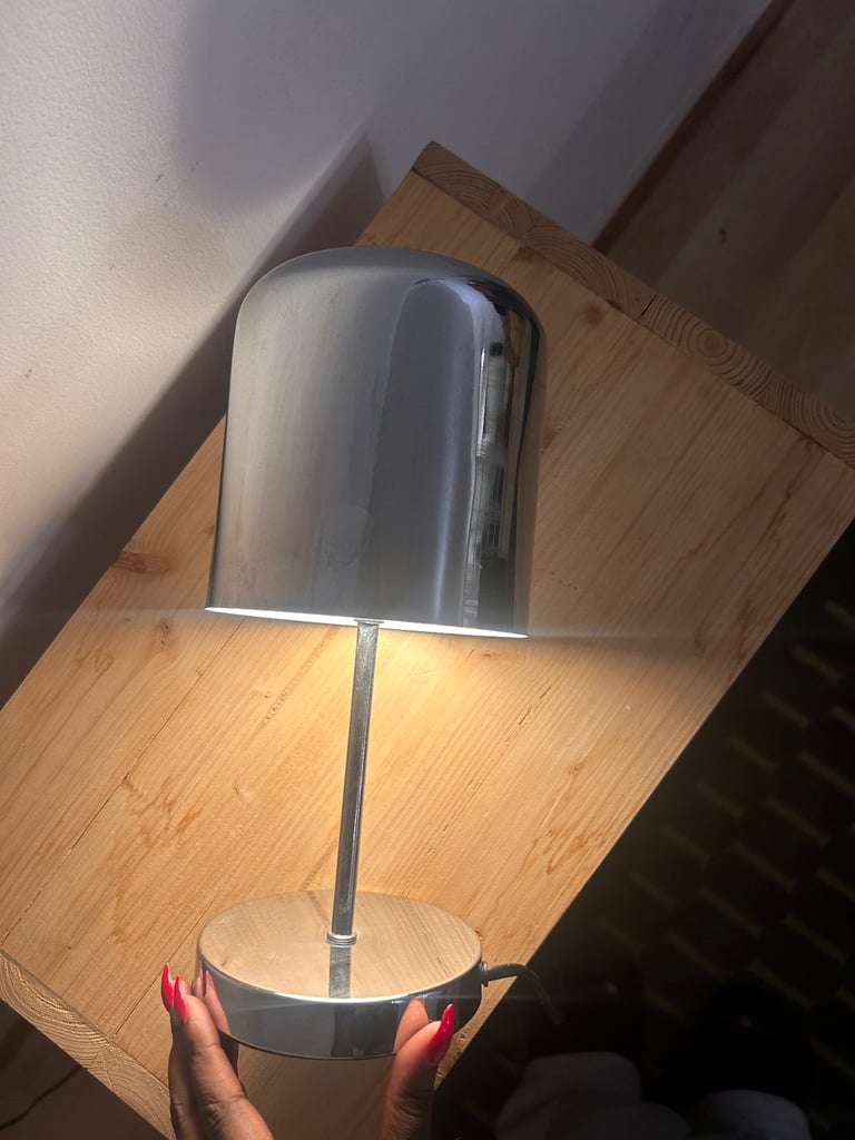 Chrome Table Lamp