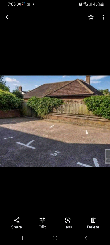 Car parking space available