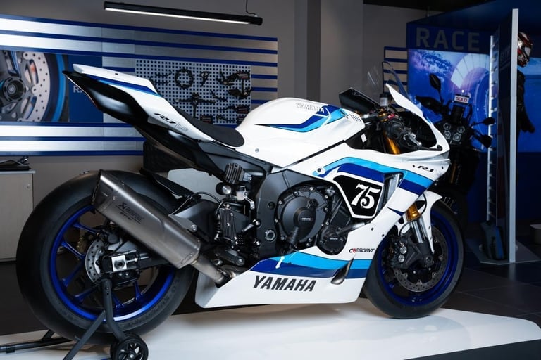 YAMAHA R1 GYTR - CRESCENT 75TH ANNIVERSARY EDITION - CALL OUR GYTR PRO SHOP NOW