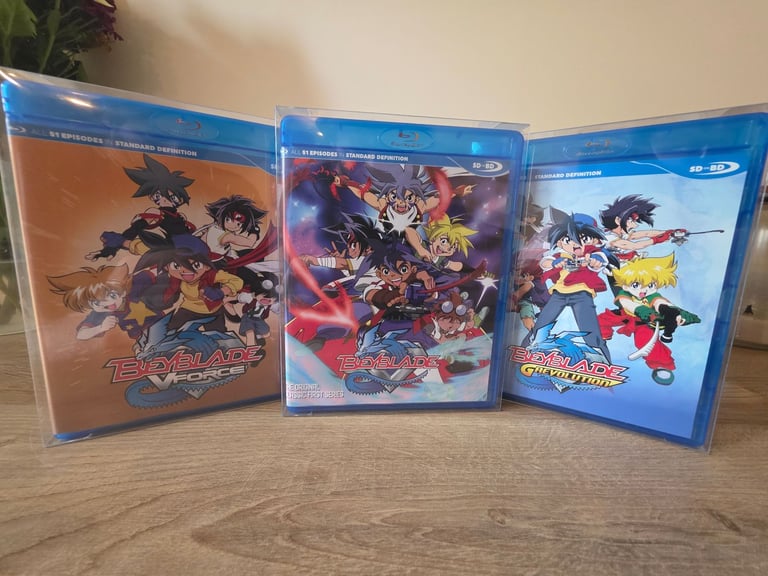 image for Beyblade complete season 1,2,3 bluray sets (discotek)