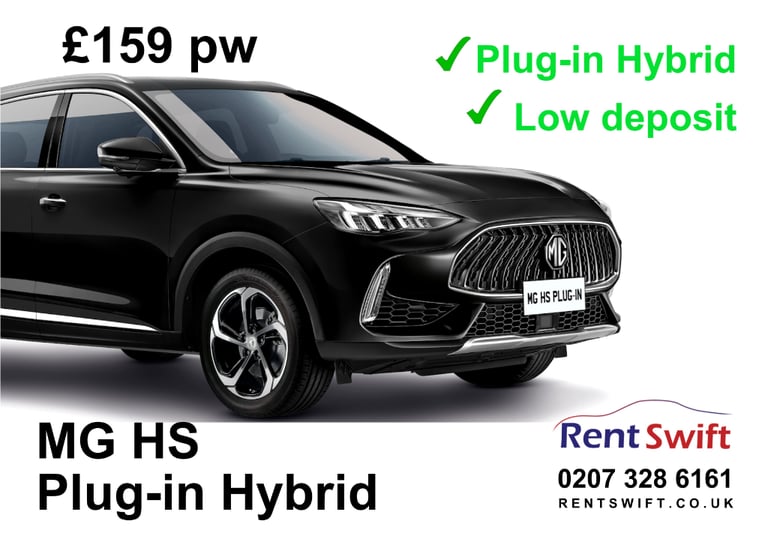 BRAND NEW CARS PCO MG HS Estate 24reg Plugin Hybrid £189pw. Car