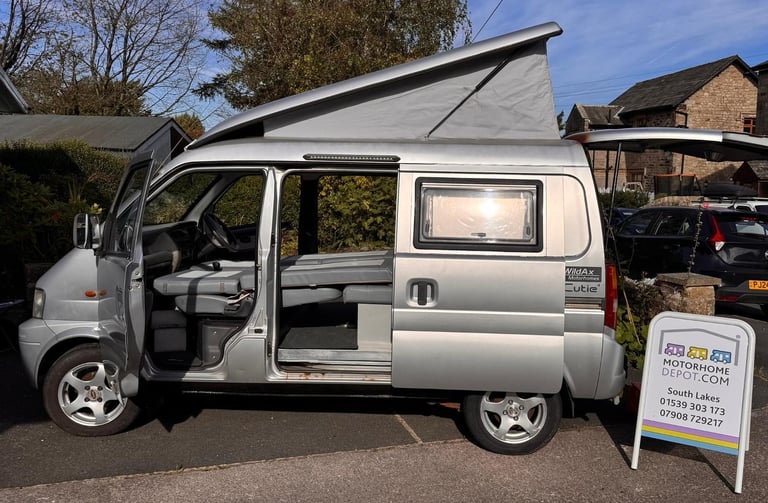 WildAx Cutie 4, petrol 1.3, 2015, 4 berth, DFSK Loadhopper micro camper, pop-top