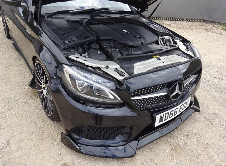 2017 66 REG MERCEDES BENZ C250 D AMG LINE PREMIUM+ DIESEL AUTO DAMAGED SALVAGE