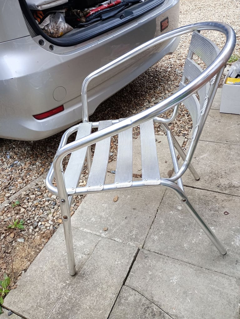 Coffee style Aluminium chair 