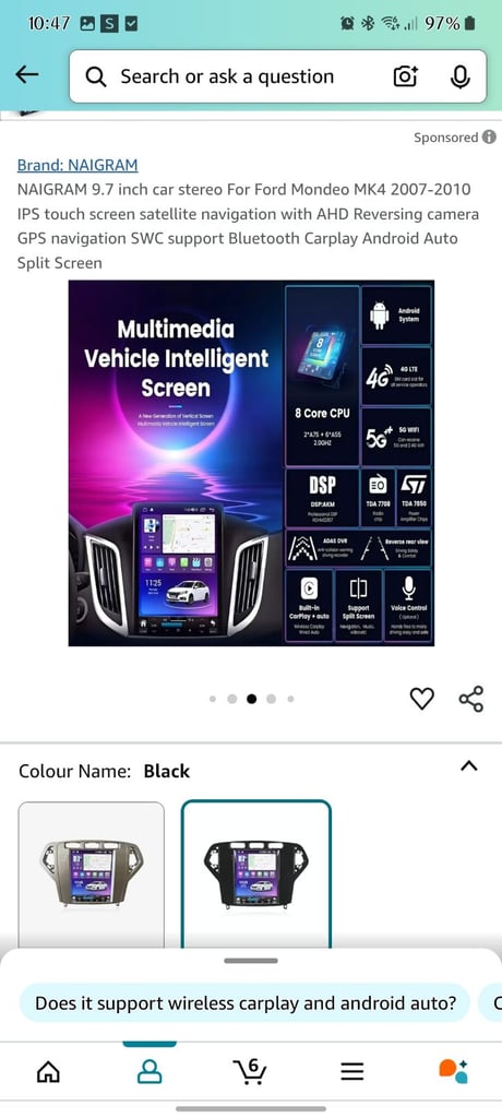 Ford mondeo radio 