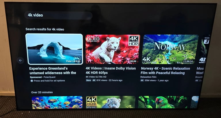 Samsung SMART tv 75 inch 4k UHD Fully Working order  