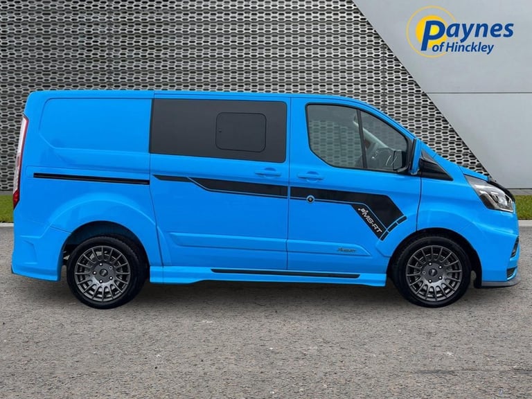 Ford Transit Custom MS-RT Double Cab Van 320 L1 2.0L 170ps AUTO KLM Light Blue