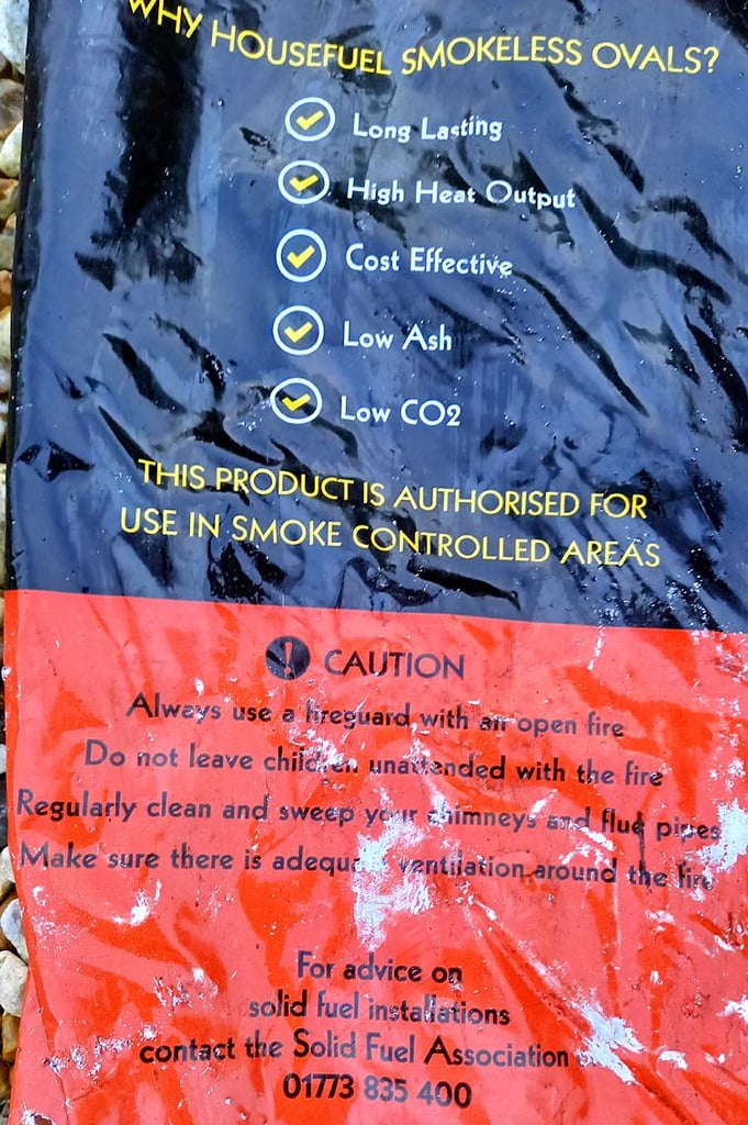 HouseFuel 25kg Bags Smokeless Ovals Coal £12.50 each 2 Available - Open Fires Stoves Heaters Cookers