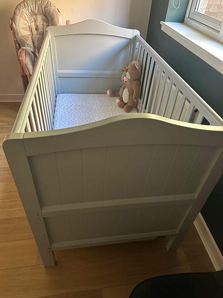 Light grey cot