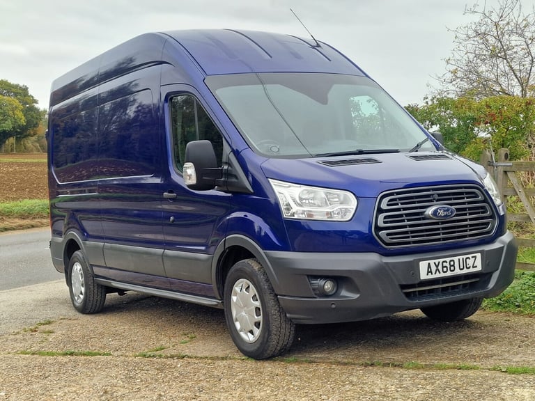 image for Ford Transit 350 2.0 TDCi 170ps L3 H3 Van 2018/68 in Deep Impact Blue , Air 