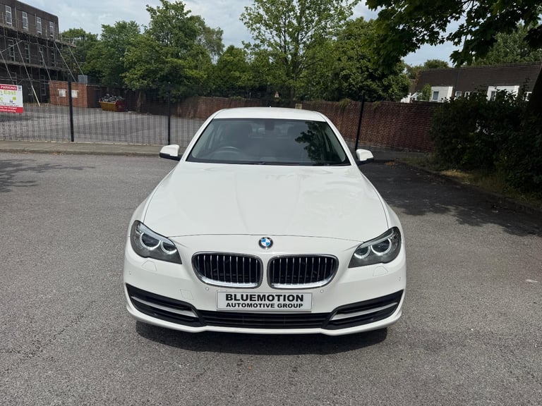 ✿2015/65 BMW 5 Series 520d [190] SE 4dr Step Auto, White ✿FSH ✿ONE OWNER✿