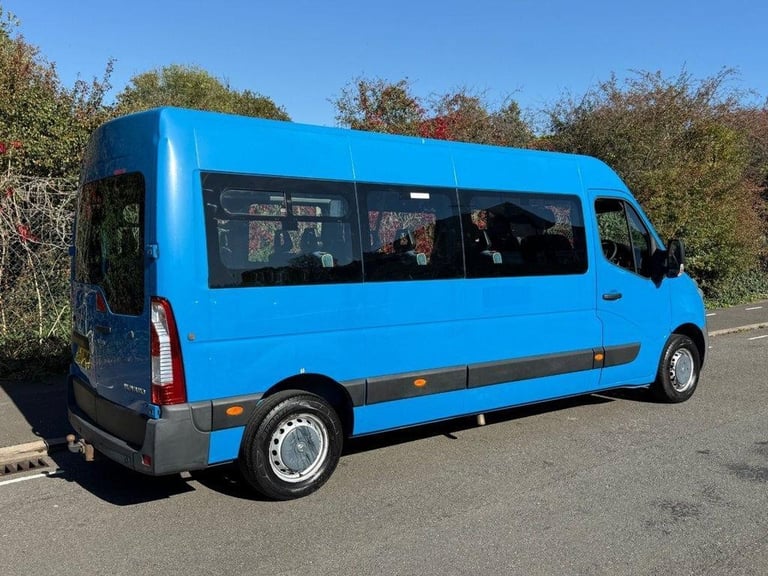 2013 13 VAUXHALL MOVANO 2.3 CDTI 3500 125BHP TECSHIFT/AUTO 17 SEATER LWB L3 H2 M