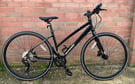 NEW Schwinn Disc 1x10 speed lady&#039;s hybrid commuter bike, medium 17&quot; black aluminium frame