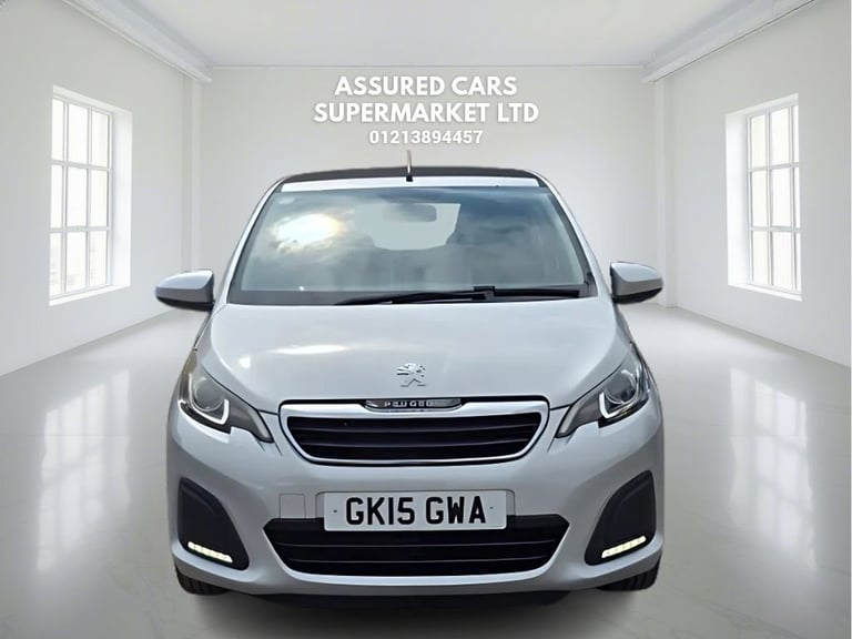 2015 15 PEUGEOT 108 1.0 VTI ACTIVE TOP! 3DR PETROL MANUAL EURO 5 EURO 5 (68 PS)