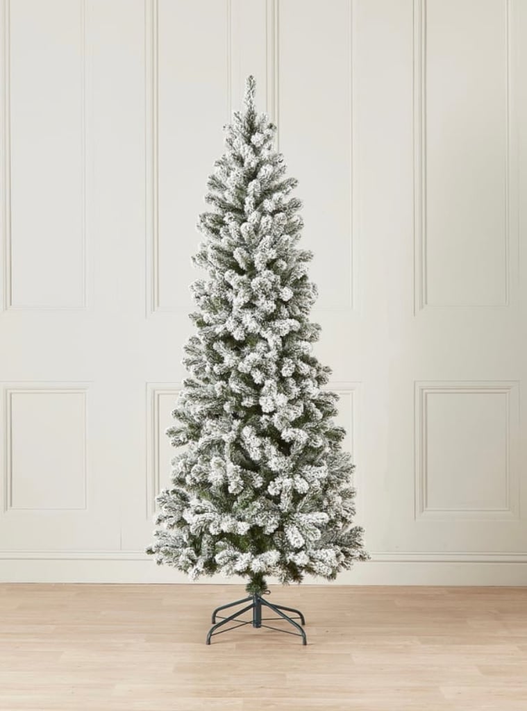 Snowy slim Christmas tree 6 ft