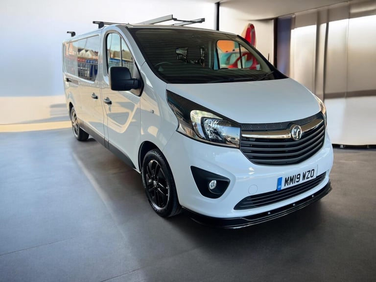 image for 2019 Vauxhall Vivaro 1.6 CDTi 2900 BiTurbo Limited Edition Nav Crew Van Double Cab 5dr Diesel Ma ...