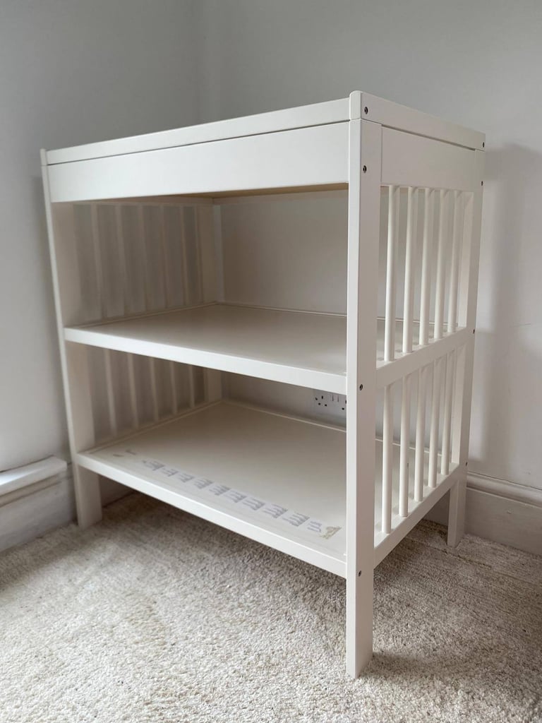image for IKEA White Baby Changing Table (Gulliver) in mint condition