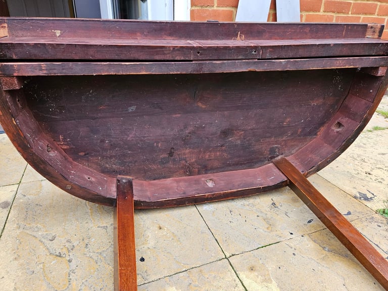 Georgian Mahogany Antique"D" Shaped Card Table Circa 1800