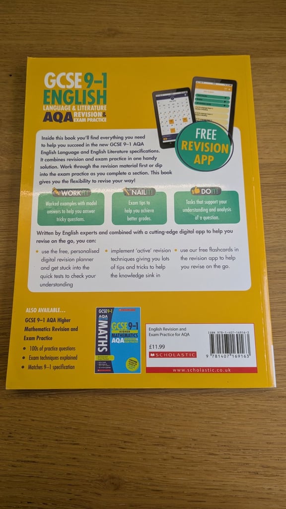 Scholastic AQA GCSE English Language & English Literature Revision Guide