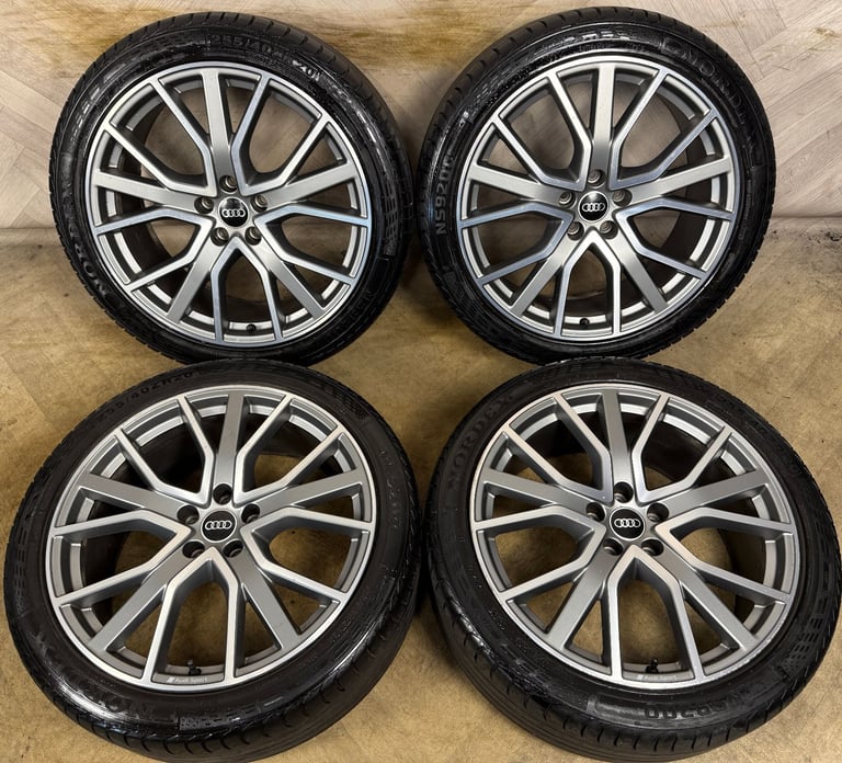 image for 20'' GENUINE AUDI S6 A6 S LINE BLACK EDITION C8 ALLOYS WHEELS TYRES
