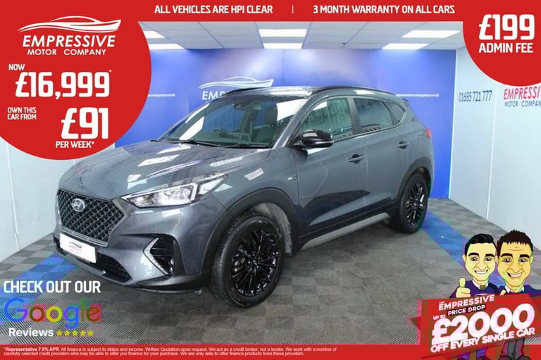 2021 70 HYUNDAI TUCSON 1.6 GDI N LINE SUV 5DR PETROL MANUAL EURO 6 (S/S) (132 PS