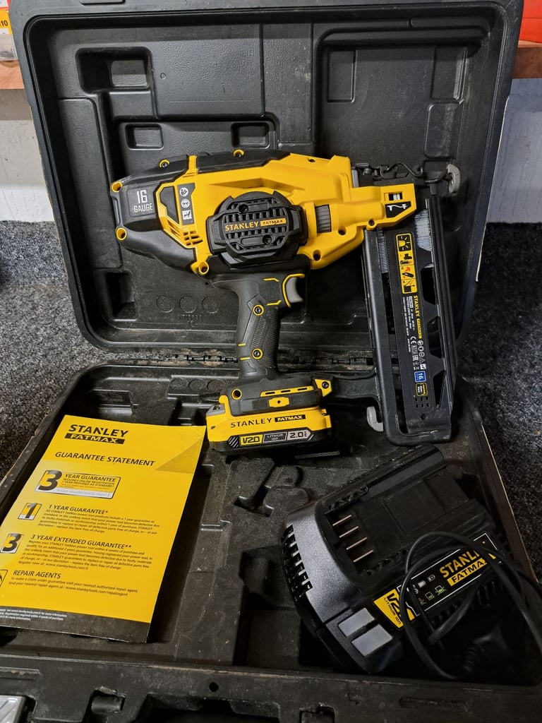 Stanley fatmax V20 nail gun
