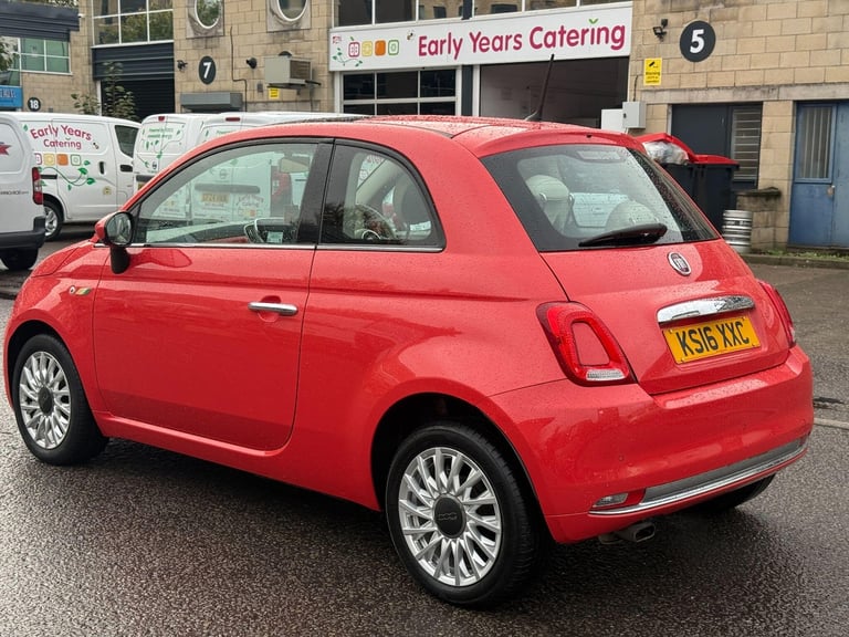 2016 Fiat 500 1.2 Lounge Euro 6 (s/s) 3dr HATCHBACK Petrol Manual