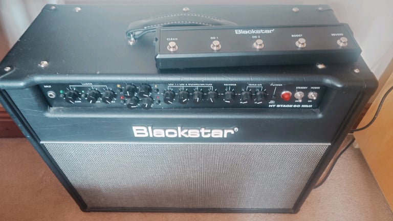 image for Black star HT60 mkii with new pedal