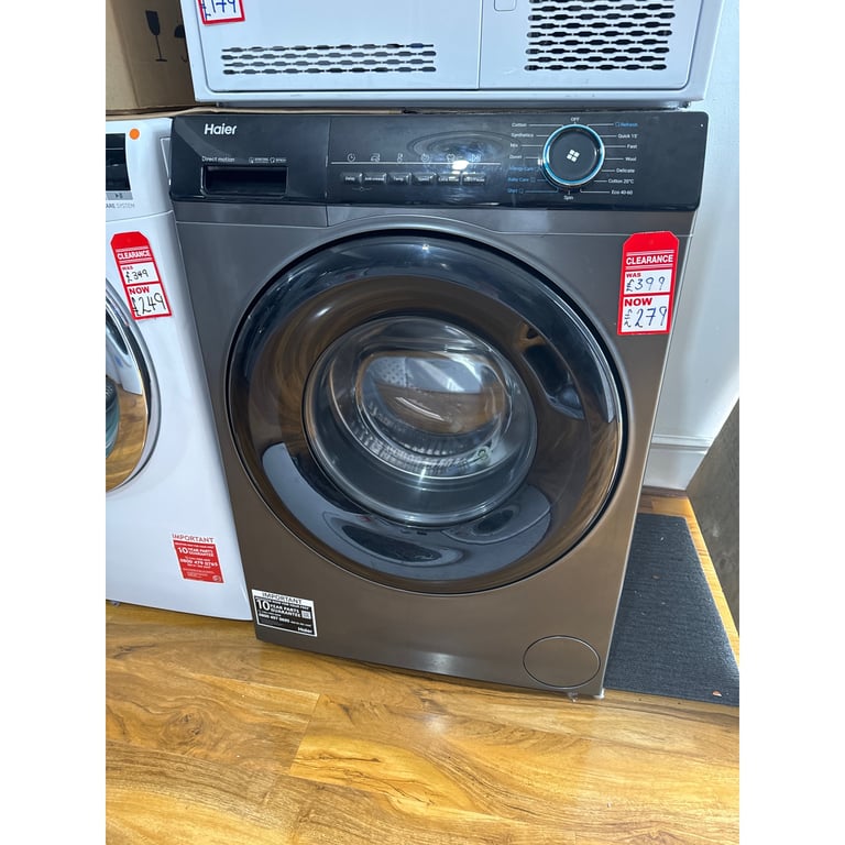😉New😉RRP £399!! Haier 8kg ‘iPro’ Washing Machine - Graphite  