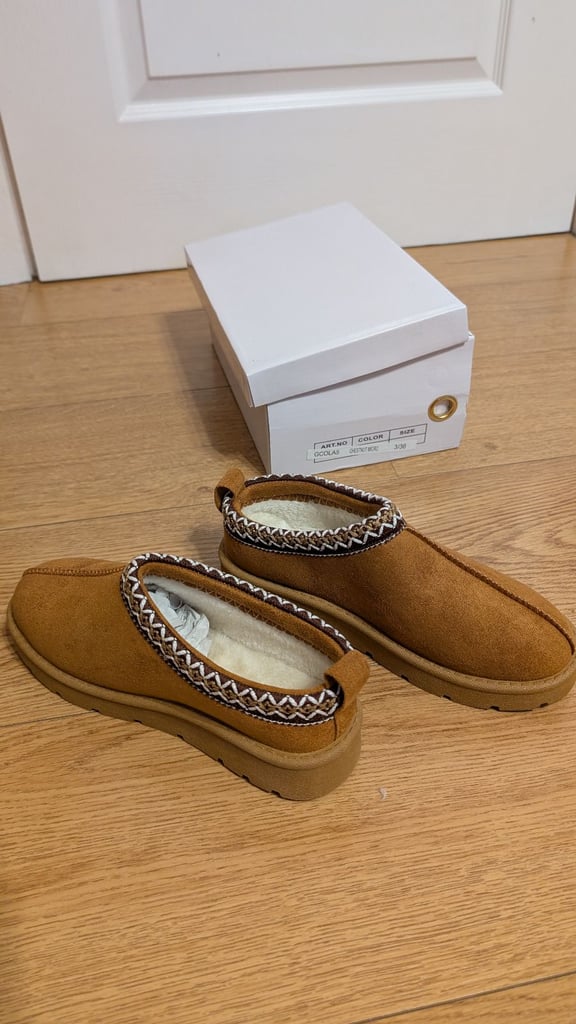 image for sole london Womens Slip ON Warm Faux Fur Lined Ladies in Out Door Slippers Shoes uk 3