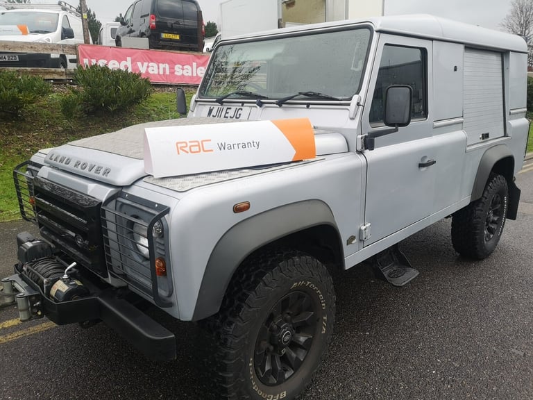 LAND ROVER DEFENDER 110 HARD TOP  2.4 TDCi WITH WINCH NO VAT 127K A/C