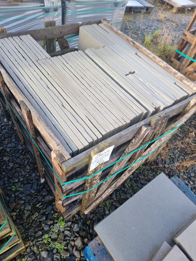 image for Glenstone Grey Limestone (Sawn Edge) Pattern Pack Paving Job Lot