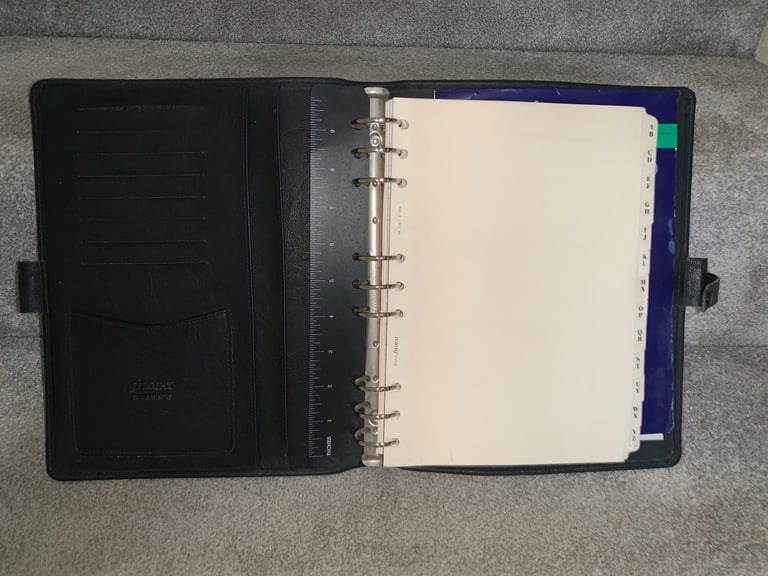 Genuine Leather Filofax Deskfax £5