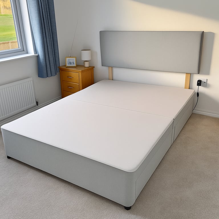 image for High Comfort Divan Bed Single Small Double Double King Size Storage UK Delivery
