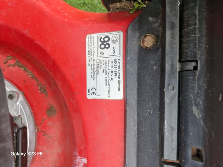 Cobra mx534sph lawnmower (spares or repair)